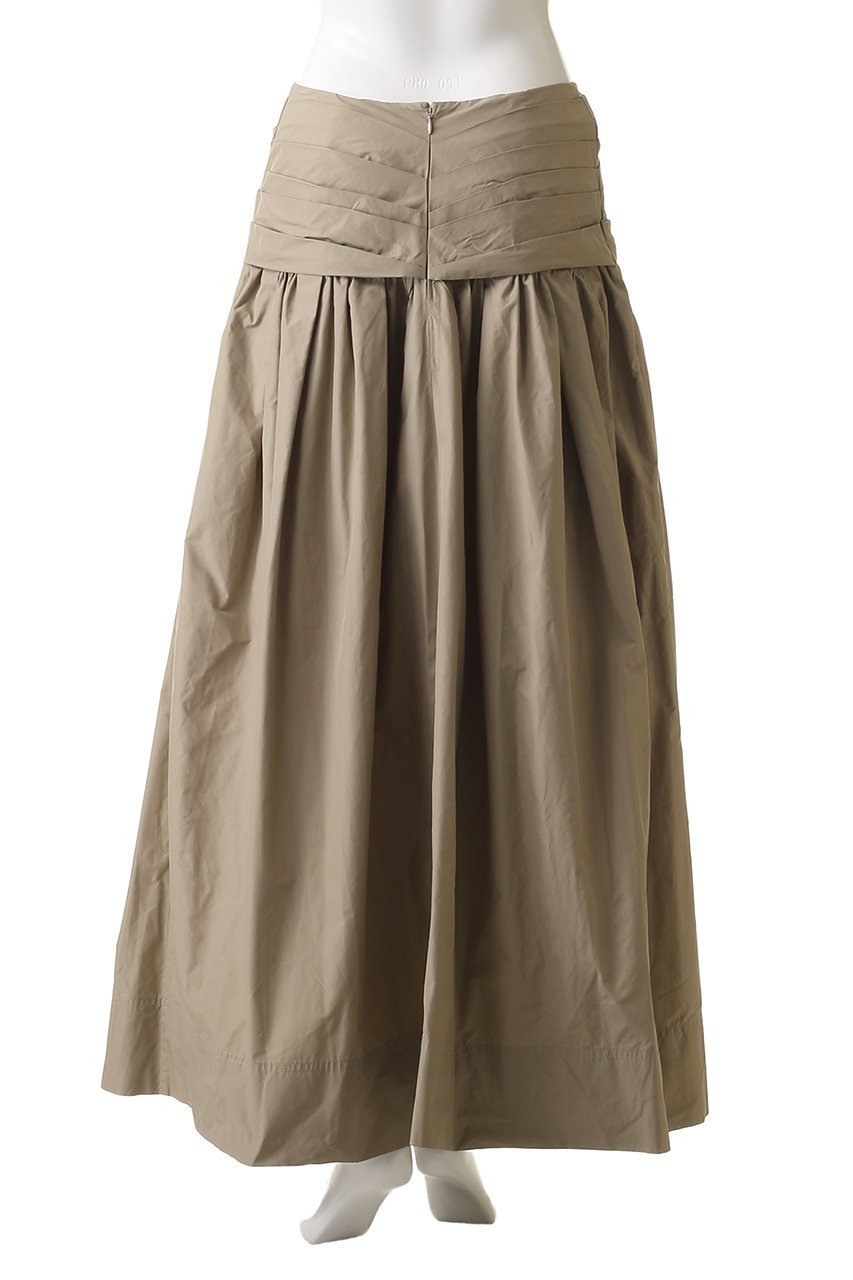 【メゾンスペシャル/MAISON SPECIAL】のVoluminous Tuck Flare Skirt/ボリューミータックフレアスカート 人気、トレンドファッション・服の通販 founy(ファニー) 　ファッション　Fashion　レディースファッション　Fashion for Women　スカート　Skirts　Aライン・フレアスカート　A-Line & Flared Skirts　ロングスカート　Long Skirts / Maxi & Midi Skirts　タフタ　Taffeta, Structured Fabric　フォルム　Silhouette, Form　フレア　Flare, Flared　ロング　Long, Long-Length　other-6|ID: prp329100004565379 ipo3291000000032695045