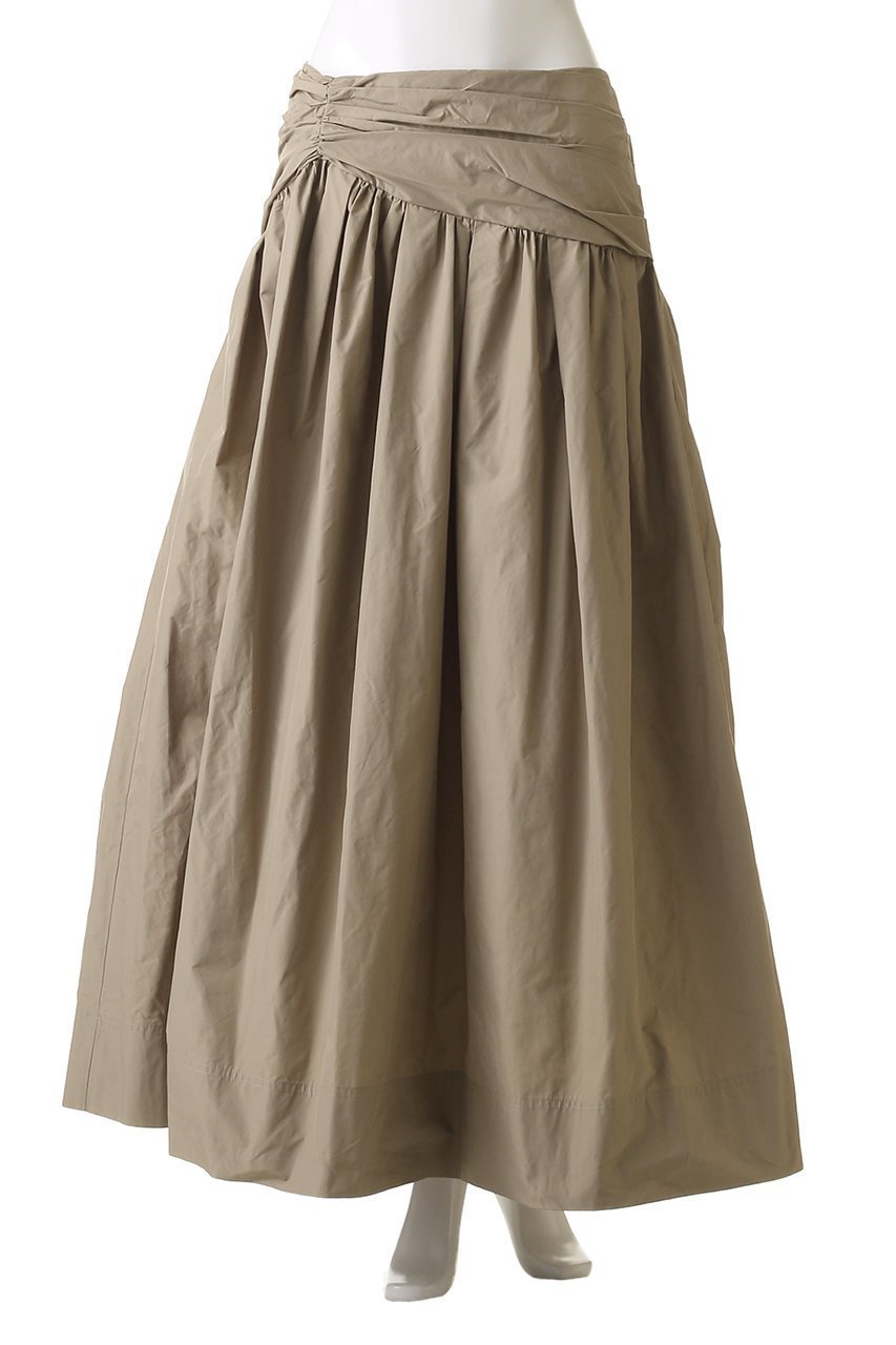 【メゾンスペシャル/MAISON SPECIAL】のVoluminous Tuck Flare Skirt/ボリューミータックフレアスカート 人気、トレンドファッション・服の通販 founy(ファニー) 　ファッション　Fashion　レディースファッション　Fashion for Women　スカート　Skirts　Aライン・フレアスカート　A-Line & Flared Skirts　ロングスカート　Long Skirts / Maxi & Midi Skirts　タフタ　Taffeta, Structured Fabric　フォルム　Silhouette, Form　フレア　Flare, Flared　ロング　Long, Long-Length　other-2|ID: prp329100004565379 ipo3291000000035056716