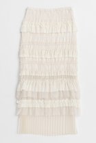 【メゾンスペシャル/MAISON SPECIAL】のTiered Frill Long Tight Skirt/ティアードフリルロングタイトスカート WHT(ホワイト)|ID: prp329100004565380 ipo3291000000032286845