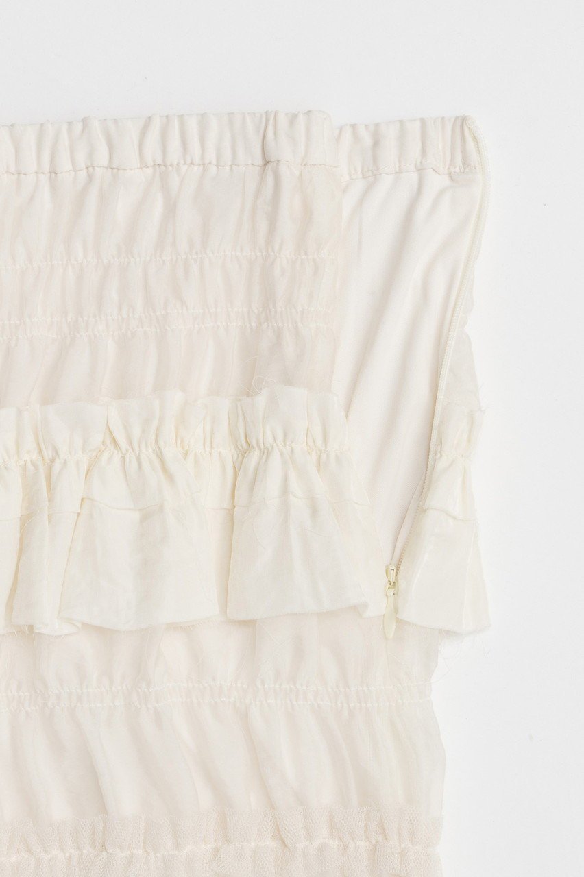 【メゾンスペシャル/MAISON SPECIAL】のTiered Frill Long Tight Skirt/ティアードフリルロングタイトスカート 人気、トレンドファッション・服の通販 founy(ファニー) 　ファッション　Fashion　レディースファッション　WOMEN　スカート　Skirt　ロングスカート　Long Skirt　エレガント 上品　Elegant　ギャザー　Gather　シアー　Sheer　シンプル　Simple　スタイリッシュ　Stylish　ティアード　Tiered　フィット　Fit　プリーツ　Pleats　ロング　Long　NEW・新作・新着・新入荷　New Arrivals　other-3|ID: prp329100004565380 ipo3291000000032286847
