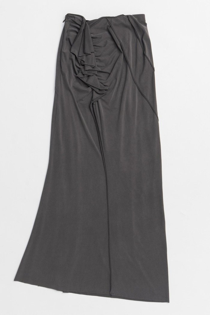 【メゾンスペシャル/MAISON SPECIAL】のRuffled Draped Maxi Skirt/フリルドレープマキシスカート インテリア・キッズ・メンズ・レディースファッション・服の通販 founy(ファニー) https://founy.com/ ファッション Fashion レディースファッション WOMEN スカート Skirt ロングスカート Long Skirt カットソー Cut And Sew セットアップ Set Up ドレープ Drape フリル Frills フロント Front ロング Long NEW・新作・新着・新入荷 New Arrivals |ID: prp329100004565382 ipo3291000000032286857