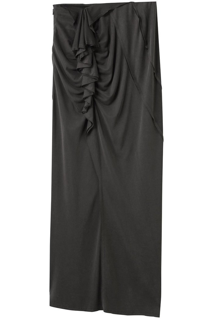 【メゾンスペシャル/MAISON SPECIAL】のRuffled Draped Maxi Skirt/フリルドレープマキシスカート インテリア・キッズ・メンズ・レディースファッション・服の通販 founy(ファニー) https://founy.com/ ファッション Fashion レディースファッション Fashion for Women スカート Skirts ロングスカート Long Skirts / Maxi & Midi Skirts カットソー Cut and Sewn Top セットアップ Set-Up, Coordinated Outfit ドレープ Drape, Draping Fabric フリル Frill, Ruffle フロント Front, Front Design ロング Long, Long-Length |ID: prp329100004565382 ipo3291000000032812278
