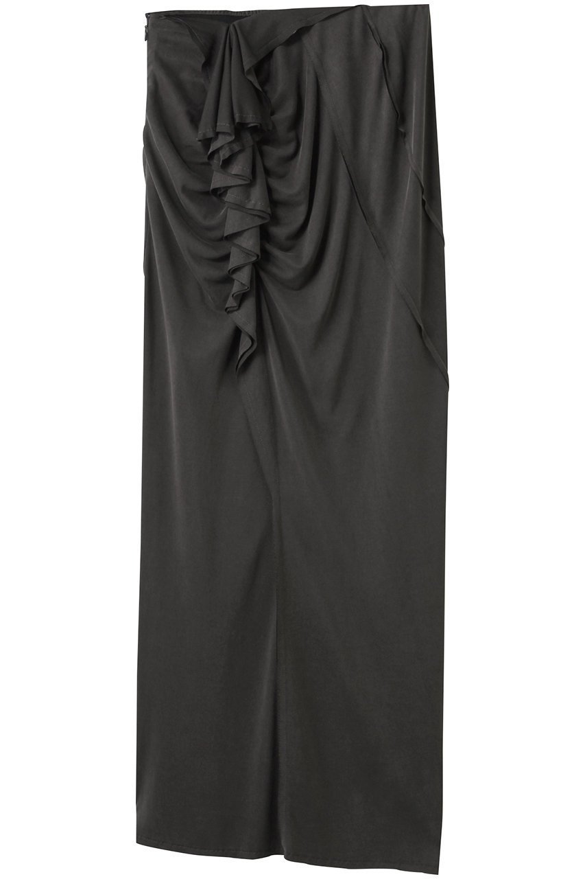 【メゾンスペシャル/MAISON SPECIAL】のRuffled Draped Maxi Skirt/フリルドレープマキシスカート 人気、トレンドファッション・服の通販 founy(ファニー) 　ファッション　Fashion　レディースファッション　Fashion for Women　スカート　Skirts　ロングスカート　Long Skirts / Maxi & Midi Skirts　カットソー　Cut and Sewn Top　セットアップ　Set-Up, Coordinated Outfit　ドレープ　Drape, Draping Fabric　フリル　Frill, Ruffle　フロント　Front, Front Design　ロング　Long, Long-Length　 other-1|ID: prp329100004565382 ipo3291000000032812278