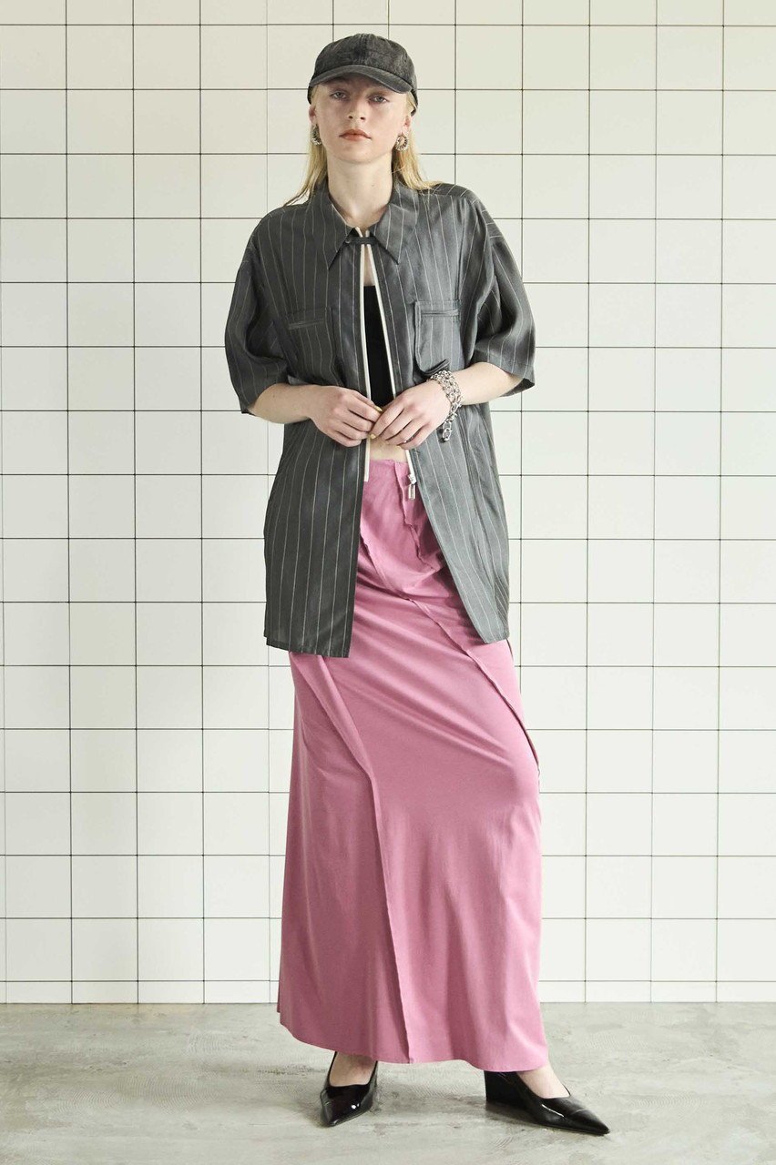 【メゾンスペシャル/MAISON SPECIAL】のRuffled Draped Maxi Skirt/フリルドレープマキシスカート 人気、トレンドファッション・服の通販 founy(ファニー) 　ファッション　Fashion　レディースファッション　Fashion for Women　スカート　Skirts　ロングスカート　Long Skirts / Maxi & Midi Skirts　カットソー　Cut and Sewn Top　セットアップ　Set-Up, Coordinated Outfit　ドレープ　Drape, Draping Fabric　フリル　Frill, Ruffle　フロント　Front, Front Design　ロング　Long, Long-Length　other-7|ID: prp329100004565382 ipo3291000000035056677