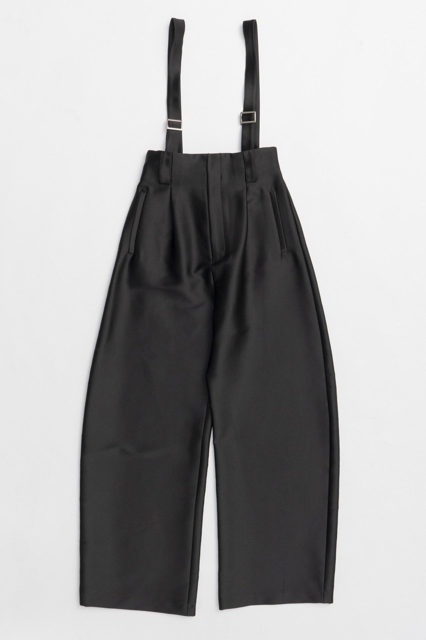 【メゾンスペシャル/MAISON SPECIAL】のCocoon Silhouette High Waist Pants/コクーンハイウエストパンツ インテリア・キッズ・メンズ・レディースファッション・服の通販 founy(ファニー) 　ファッション　Fashion　レディースファッション　WOMEN　パンツ　Pants　オケージョン　Occasion　サスペンダー　Suspenders　シンプル　Simple　ストレッチ　Stretch　セットアップ　Set Up　フォルム　Form　ラグジュアリー　Luxury　エレガント 上品　Elegant　NEW・新作・新着・新入荷　New Arrivals　BLK(ブラック)|ID: prp329100004565388 ipo3291000000032286906