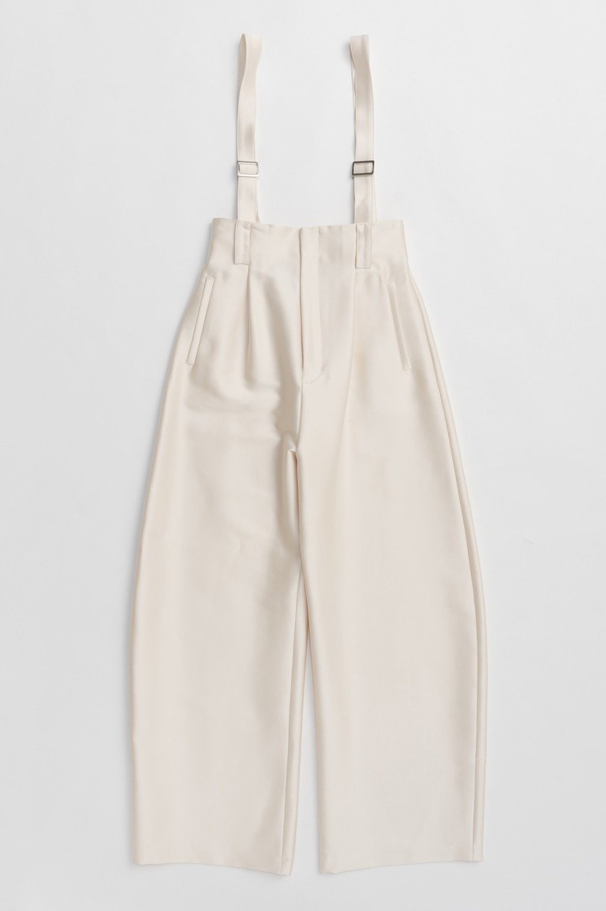 【メゾンスペシャル/MAISON SPECIAL】のCocoon Silhouette High Waist Pants/コクーンハイウエストパンツ インテリア・キッズ・メンズ・レディースファッション・服の通販 founy(ファニー) 　ファッション　Fashion　レディースファッション　WOMEN　パンツ　Pants　オケージョン　Occasion　サスペンダー　Suspenders　シンプル　Simple　ストレッチ　Stretch　セットアップ　Set Up　フォルム　Form　ラグジュアリー　Luxury　エレガント 上品　Elegant　NEW・新作・新着・新入荷　New Arrivals　IVR(アイボリー)|ID: prp329100004565388 ipo3291000000032286908