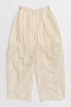 【メゾンスペシャル/MAISON SPECIAL】のSide Zipper Parachute Pants/サイドファスナーパラシュートパンツ IVR(アイボリー)|ID: prp329100004565390 ipo3291000000032286925