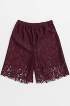 【メゾンスペシャル/MAISON SPECIAL】のLace Shorts/レースハーフパンツ BRD(ボルドー)|ID: prp329100004565392 ipo3291000000032286941