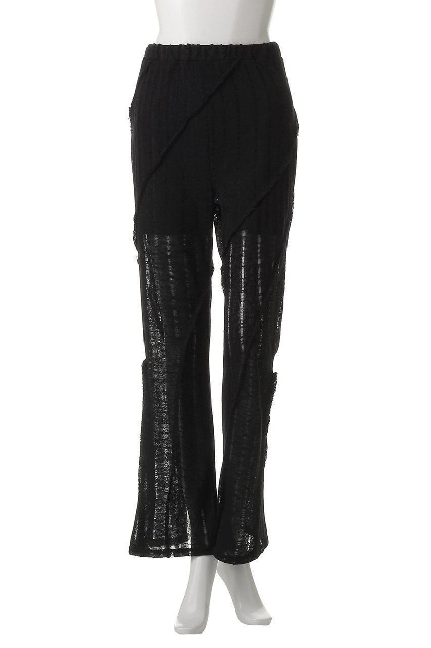 【メゾンスペシャル/MAISON SPECIAL】のMulti Fabric Easy Flare Pants/マルチファブリックイージーフレアパンツ 人気、トレンドファッション・服の通販 founy(ファニー) 　ファッション　Fashion　レディースファッション　Fashion for Women　パンツ　Pants & Trousers　インナー　Innerwear　スリット　Slit, Slit Detail　バランス　Balance, Style Balance　フィット　Fit, Slim Fit　フレア　Flare, Flared　メッシュ　Mesh, Net Fabric　夏　Summer　other-2|ID: prp329100004565394 ipo3291000000035068709