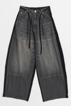 【メゾンスペシャル/MAISON SPECIAL】のCut Docking Curve Denim Pants/カットドッキングカーブデニム BLK(ブラック)|ID: prp329100004565399 ipo3291000000032286998