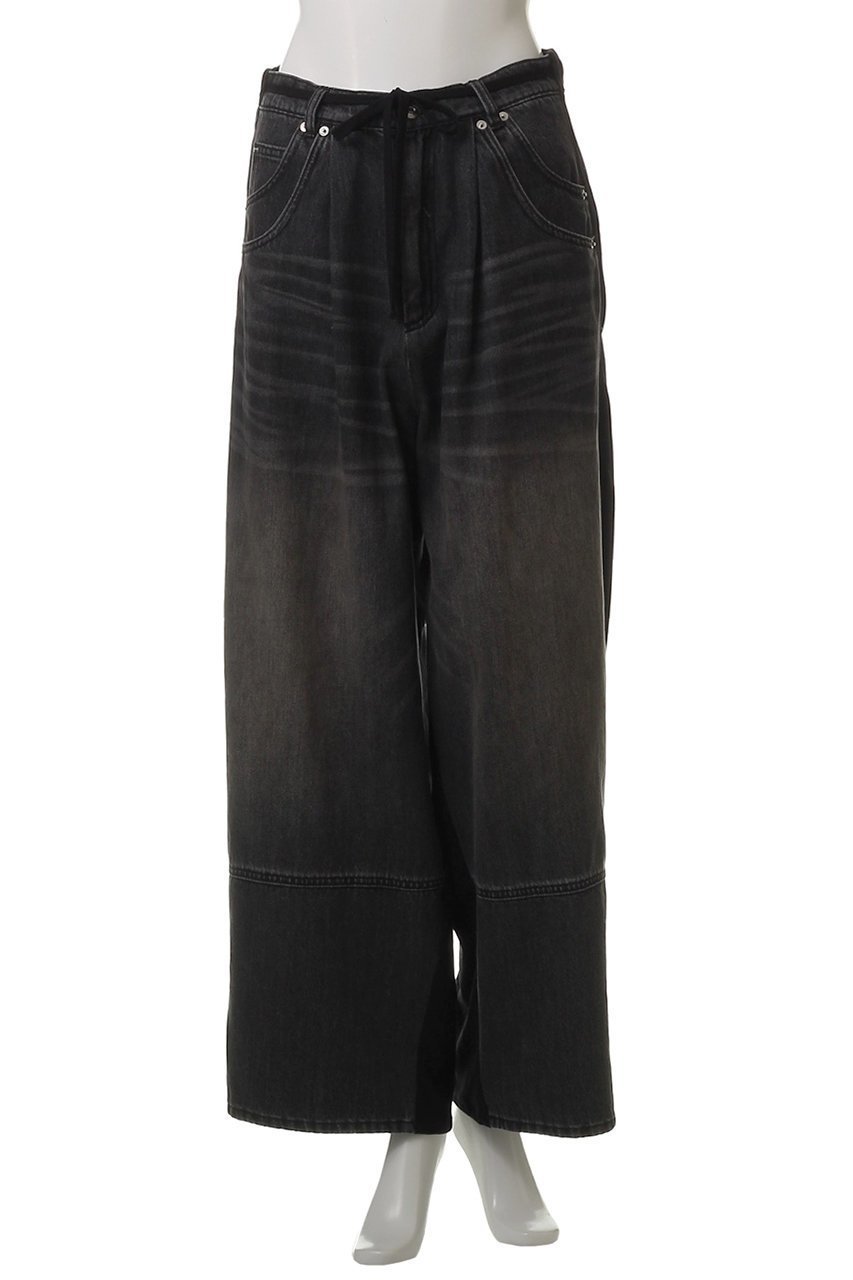 【メゾンスペシャル/MAISON SPECIAL】のCut Docking Curve Denim Pants/カットドッキングカーブデニム 人気、トレンドファッション・服の通販 founy(ファニー) 　ファッション　Fashion　レディースファッション　Fashion for Women　パンツ　Pants & Trousers　デニムパンツ・ジーンズ・美脚デニム　Denim Jeans & Pants　カットソー　Cut and Sewn Top　デニム　Denim, Jeans Material　ドッキング　Docking, Mixed Material　other-2|ID: prp329100004565399 ipo3291000000035450799