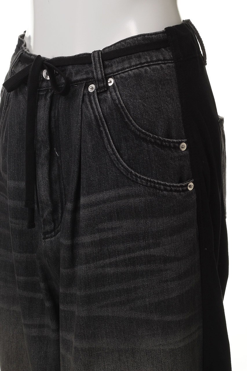 【メゾンスペシャル/MAISON SPECIAL】のCut Docking Curve Denim Pants/カットドッキングカーブデニム 人気、トレンドファッション・服の通販 founy(ファニー) 　ファッション　Fashion　レディースファッション　Fashion for Women　パンツ　Pants & Trousers　デニムパンツ・ジーンズ・美脚デニム　Denim Jeans & Pants　カットソー　Cut and Sewn Top　デニム　Denim, Jeans Material　ドッキング　Docking, Mixed Material　other-5|ID: prp329100004565399 ipo3291000000035627319