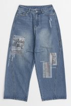 【メゾンスペシャル/MAISON SPECIAL】のLow Waist Photo Print Denim Pants/ローウエストフォトプリントデニム BLU(ブルー)|ID: prp329100004565401 ipo3291000000032287014