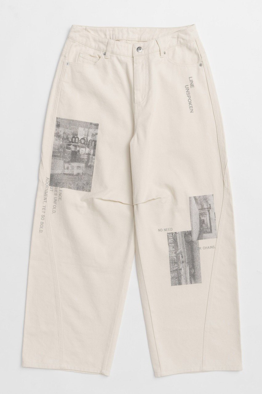 【メゾンスペシャル/MAISON SPECIAL】のLow Waist Photo Print Denim Pants/ローウエストフォトプリントデニム インテリア・キッズ・メンズ・レディースファッション・服の通販 founy(ファニー) 　ファッション　Fashion　レディースファッション　WOMEN　パンツ　Pants　デニムパンツ　Denim Pants　コンパクト　Compact　シンプル　Simple　デニム　Denim　トレンド　Trend　プリント　Print　おすすめ　Recommend　NEW・新作・新着・新入荷　New Arrivals　WHT(ホワイト)|ID: prp329100004565401 ipo3291000000032287016