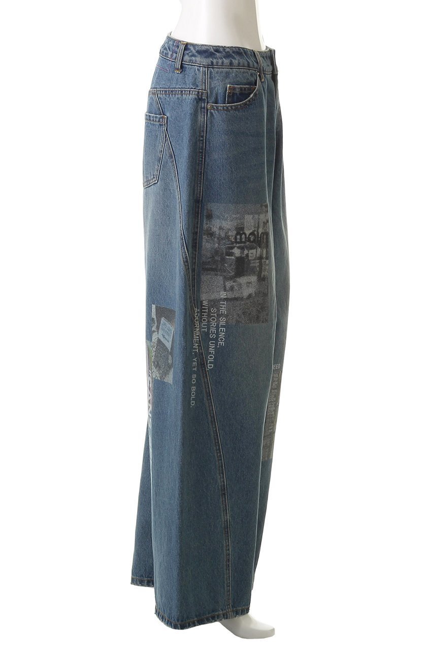 【メゾンスペシャル/MAISON SPECIAL】のLow Waist Photo Print Denim Pants/ローウエストフォトプリントデニム 人気、トレンドファッション・服の通販 founy(ファニー) 　ファッション　Fashion　レディースファッション　Fashion for Women　パンツ　Pants & Trousers　デニムパンツ・ジーンズ・美脚デニム　Denim Jeans & Pants　コンパクト　Compact, Small Size　シンプル　Simple, Minimal　デニム　Denim, Jeans Material　トレンド　Trend, Trending Now　プリント　Print, Printed Pattern　おすすめ　Recommended / Our Picks　other-3|ID: prp329100004565401 ipo3291000000035764319