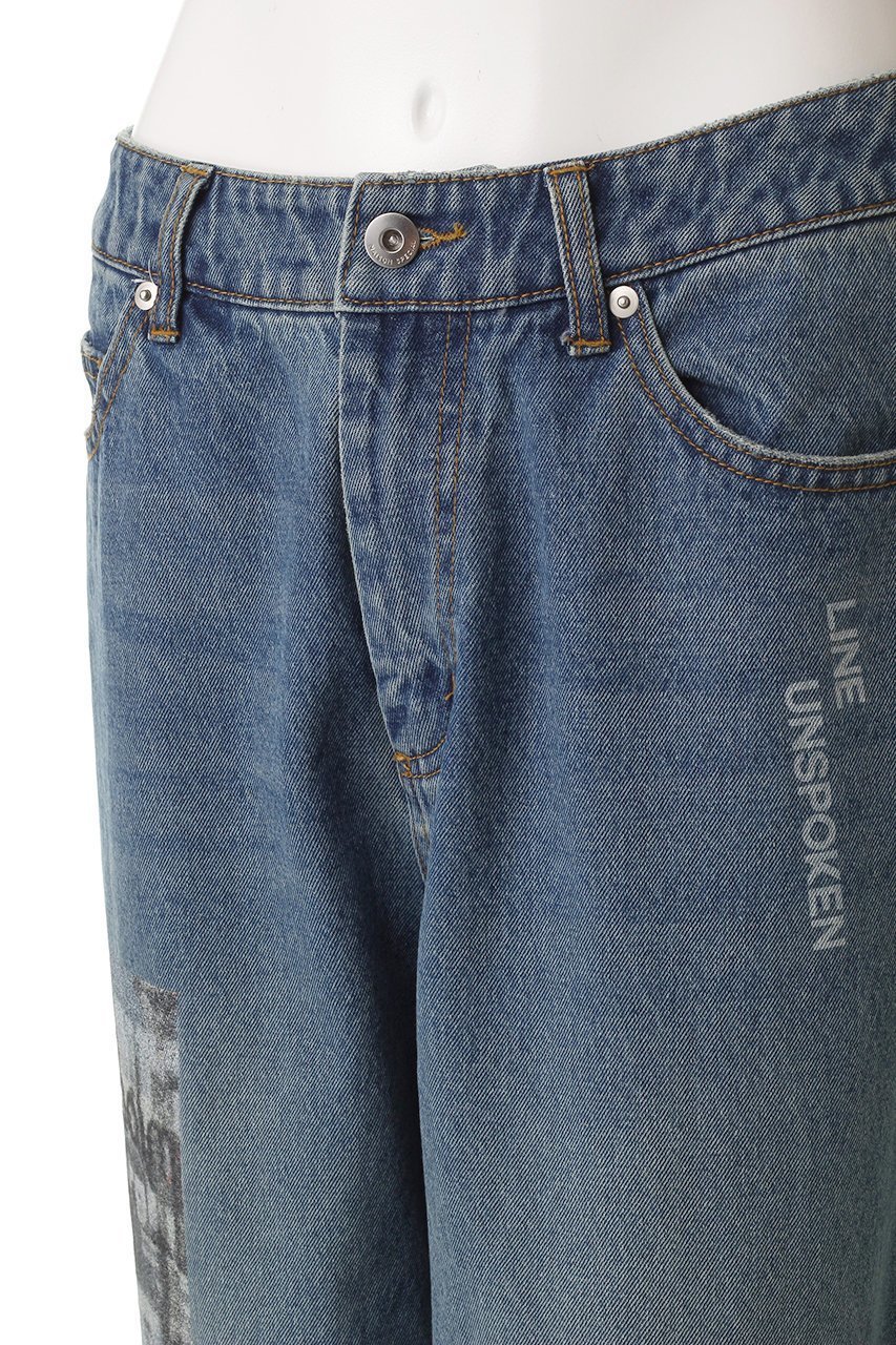 【メゾンスペシャル/MAISON SPECIAL】のLow Waist Photo Print Denim Pants/ローウエストフォトプリントデニム 人気、トレンドファッション・服の通販 founy(ファニー) 　ファッション　Fashion　レディースファッション　Fashion for Women　パンツ　Pants & Trousers　デニムパンツ・ジーンズ・美脚デニム　Denim Jeans & Pants　コンパクト　Compact, Small Size　シンプル　Simple, Minimal　デニム　Denim, Jeans Material　トレンド　Trend, Trending Now　プリント　Print, Printed Pattern　おすすめ　Recommended / Our Picks　other-5|ID: prp329100004565401 ipo3291000000035764323