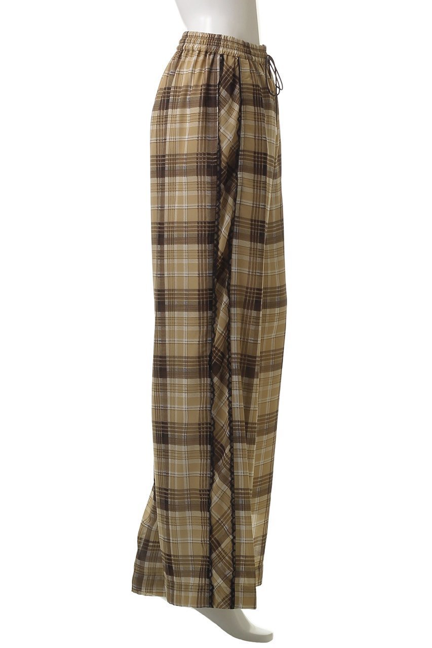【メゾンスペシャル/MAISON SPECIAL】のSide Pico Lace Sheer Plaid Pants/サイドピコレースシアーチェックパンツ 人気、トレンドファッション・服の通販 founy(ファニー) 　ファッション　Fashion　レディースファッション　Fashion for Women　パンツ　Pants & Trousers　ガーリー　Girly, Feminine Style　キャップ　Cap, Baseball Cap　シアー　Sheer, See-Through　スニーカー　Sneakers, Trainers　セットアップ　Set-Up, Coordinated Outfit　チェック　Check, Plaid, Tartan　リラックス　Relax, Relaxed Fit　レース　Lace, Lace Fabric　ワイド　Wide, Wide Fit　おすすめ　Recommended / Our Picks　夏　Summer　other-3|ID: prp329100004565402 ipo3291000000036097440