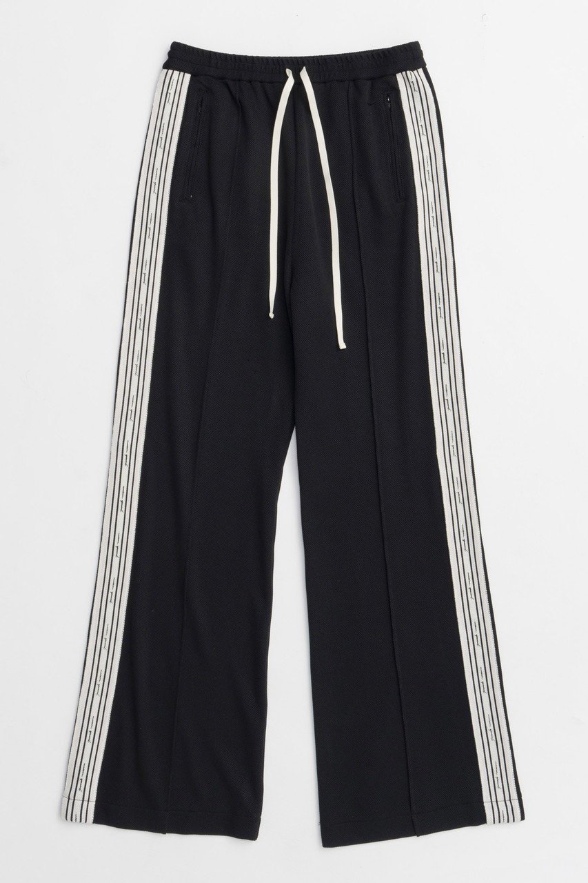 【メゾンスペシャル/MAISON SPECIAL】のSideline Sweatpants/サイドラインスウェットパンツ インテリア・キッズ・メンズ・レディースファッション・服の通販 founy(ファニー) 　ファッション　Fashion　レディースファッション　WOMEN　パンツ　Pants　鹿の子　Pique　ストレート　Straight　センター　Center　チュール　Tulle　ミックス　Mix　ロマンティック　Romantic　おすすめ　Recommend　夏　Summer　NEW・新作・新着・新入荷　New Arrivals　BLK(ブラック)|ID: prp329100004565405 ipo3291000000032287057