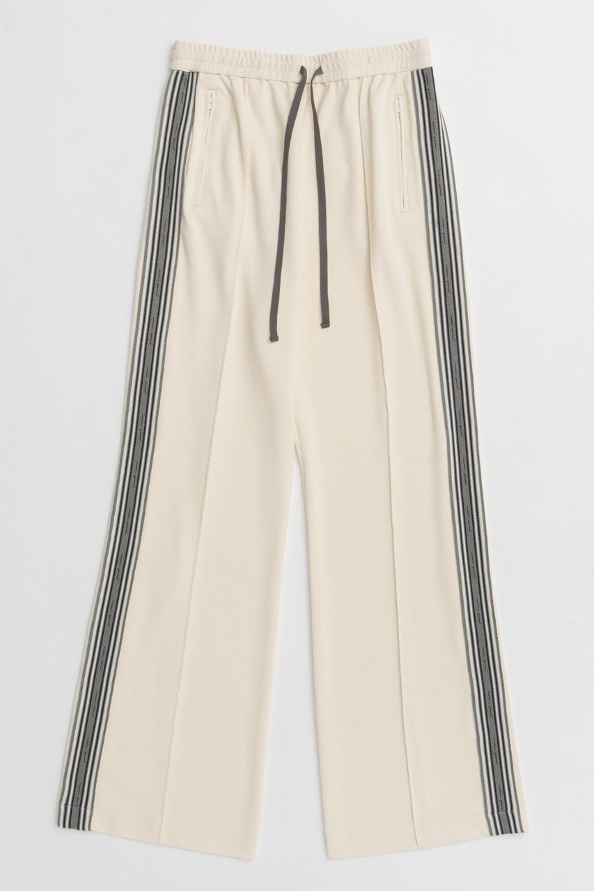 【メゾンスペシャル/MAISON SPECIAL】のSideline Sweatpants/サイドラインスウェットパンツ インテリア・キッズ・メンズ・レディースファッション・服の通販 founy(ファニー) 　ファッション　Fashion　レディースファッション　WOMEN　パンツ　Pants　鹿の子　Pique　ストレート　Straight　センター　Center　チュール　Tulle　ミックス　Mix　ロマンティック　Romantic　おすすめ　Recommend　夏　Summer　NEW・新作・新着・新入荷　New Arrivals　WHT(ホワイト)|ID: prp329100004565405 ipo3291000000032287060