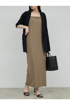 【ガリャルダガランテ/GALLARDAGALANTE】のストレッチマキシキャミワンピース 人気、トレンドファッション・服の通販 founy(ファニー) ファッション Fashion レディースファッション WOMEN ワンピース Dress キャミワンピース No Sleeve Dresses チュニック Tunic おすすめ Recommend インナー Inner キャミワンピース Cami Dress ジャケット Jacket ストレッチ Stretch スリット Slit チュニック Tunic ポケット Pocket ロング Long ビジネス 仕事 通勤 Business NEW・新作・新着・新入荷 New Arrivals 旅行 Travel thumbnail カーキ|ID: prp329100004566699 ipo3291000000032296406