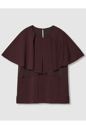 【アナイ/ANAYI】 【Saori Oyamada×SLOANE×ANAYI】ドライポンチラッフルケープ プルオーバー人気、トレンドファッション・服の通販 founy(ファニー) ファッション Fashion レディースファッション WOMEN トップス・カットソー Tops/Tshirt シャツ/ブラウス Shirts/Blouses ロング / Tシャツ T-Shirts プルオーバー Pullover カットソー Cut and Sewn カットソー Cut And Sew コレクション Collection ショート Short スリーブ Sleeve デニム Denim トリプル Triple ドレープ Drape ベーシック Basic モダン Modern おすすめ Recommend NEW・新作・新着・新入荷 New Arrivals |ID:prp329100004566704