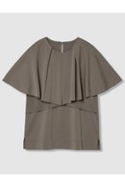 【アナイ/ANAYI】の【Saori Oyamada×SLOANE×ANAYI】ドライポンチラッフルケープ プルオーバー 人気、トレンドファッション・服の通販 founy(ファニー) ファッション Fashion レディースファッション WOMEN トップス・カットソー Tops/Tshirt シャツ/ブラウス Shirts/Blouses ロング / Tシャツ T-Shirts プルオーバー Pullover カットソー Cut and Sewn カットソー Cut And Sew コレクション Collection ショート Short スリーブ Sleeve デニム Denim トリプル Triple ドレープ Drape ベーシック Basic モダン Modern おすすめ Recommend NEW・新作・新着・新入荷 New Arrivals thumbnail モカ|ID: prp329100004566704 ipo3291000000032296442