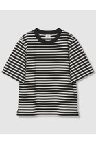 【アナイ/ANAYI】の【Saori Oyamada×SLOANE×ANAYI】コットン天竺コンパクトTシャツ 人気、トレンドファッション・服の通販 founy(ファニー) ファッション Fashion レディースファッション WOMEN トップス・カットソー Tops/Tshirt シャツ/ブラウス Shirts/Blouses ロング / Tシャツ T-Shirts カットソー Cut and Sewn コレクション Collection コンパクト Compact ショート Short スリット Slit スリーブ Sleeve トリプル Triple ベーシック Basic ボトム Bottom ボーダー Border NEW・新作・新着・新入荷 New Arrivals thumbnail ブラック|ID: prp329100004566705 ipo3291000000032296451