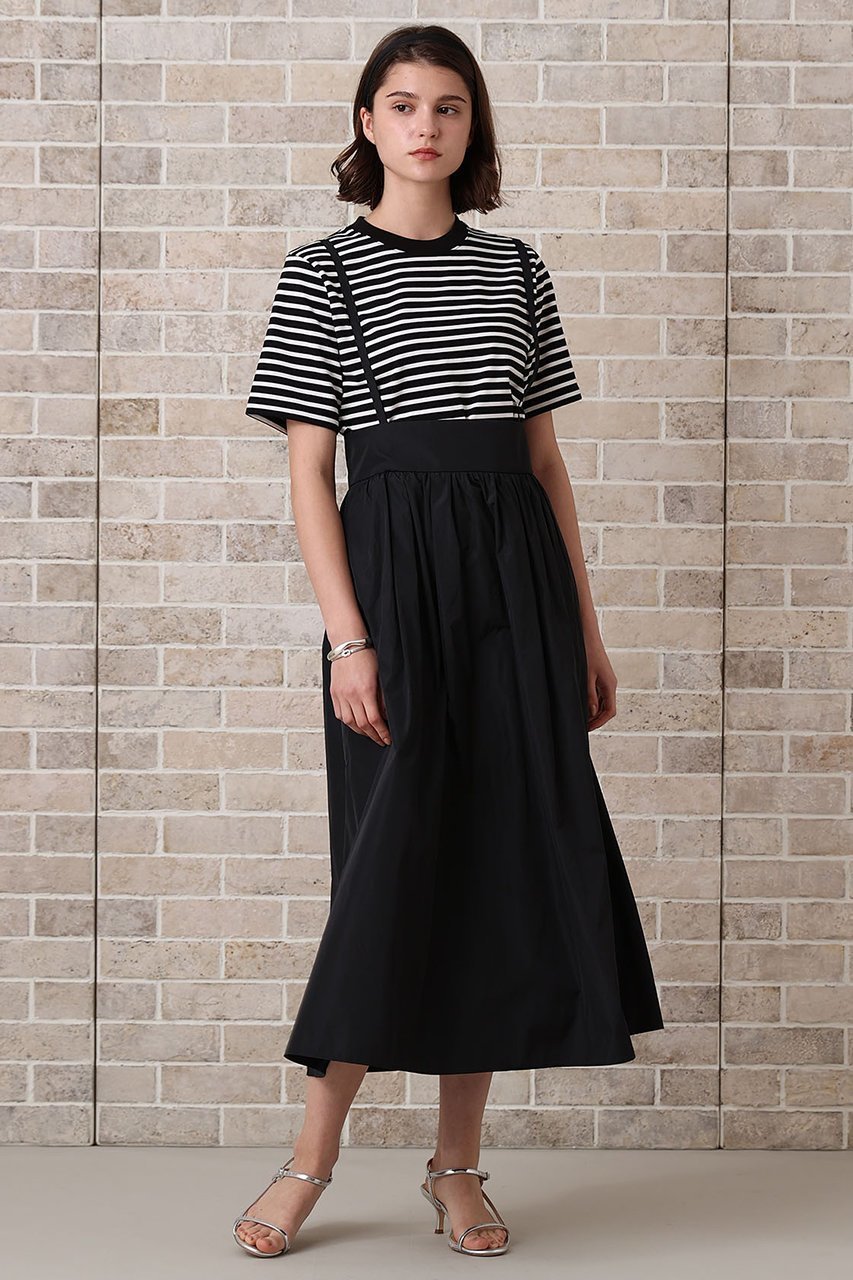 【アナイ/ANAYI】の【Saori Oyamada×SLOANE×ANAYI】コットン天竺コンパクトTシャツ 人気、トレンドファッション・服の通販 founy(ファニー) 　ファッション　Fashion　レディースファッション　Fashion for Women　トップス・カットソー　Cut & Sew Tops　シャツ・ブラウス・オフィスカジュアル　Elegant Blouses & Button-Ups　ロングTシャツ・Tシャツ　Longline T-Shirts & Tees　カットソー・ベーシックTシャツ　Cut-and-Sewn Tops / Stretch Tees & Basics　コレクション　Collection, Seasonal Line　コンパクト　Compact, Small Size　ショート　Short, Short Length　スリット　Slit, Slit Detail　スリーブ　Sleeve, Long Sleeve / Short Sleeve　トリプル　Triple, Three Layers　ベーシック　Basic, Essential　ボトム　Bottoms, Lower Wear　ボーダー　Border, Stripe　other-7|ID: prp329100004566705 ipo3291000000032812337