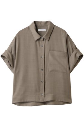 【エブール/ebure】 【6/6 0:00販売開始】ドライビエラ ショート丈シャツ人気、トレンドファッション・服の通販 founy(ファニー) ファッション Fashion レディースファッション WOMEN トップス・カットソー Tops/Tshirt シャツ/ブラウス Shirts/Blouses 2025年 2025 おすすめ Recommend なめらか Smooth カフス Cuffs ショルダー Shoulder ショート Short シルク Silk スリーブ Sleeve ドロップ Drop A/W・秋冬 Aw・Autumn/Winter・Fw・Fall-Winter 羽織 Haori |ID:prp329100004567703