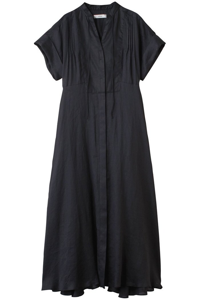 【エブール/ebure】のラミーツイル フレアワンピース インテリア・キッズ・メンズ・レディースファッション・服の通販 founy(ファニー) https://founy.com/ ファッション Fashion レディースファッション Fashion for Women ワンピース Dresses チュニック Tunic Tops & Dresses チュニック Tunic, Long Top フレア Flare, Flared リボン Ribbon, Bow |ID: prp329100004567705 ipo3291000000035450822