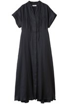 【エブール/ebure】のラミーツイル フレアワンピース ネイビー|ID: prp329100004567705 ipo3291000000035450823