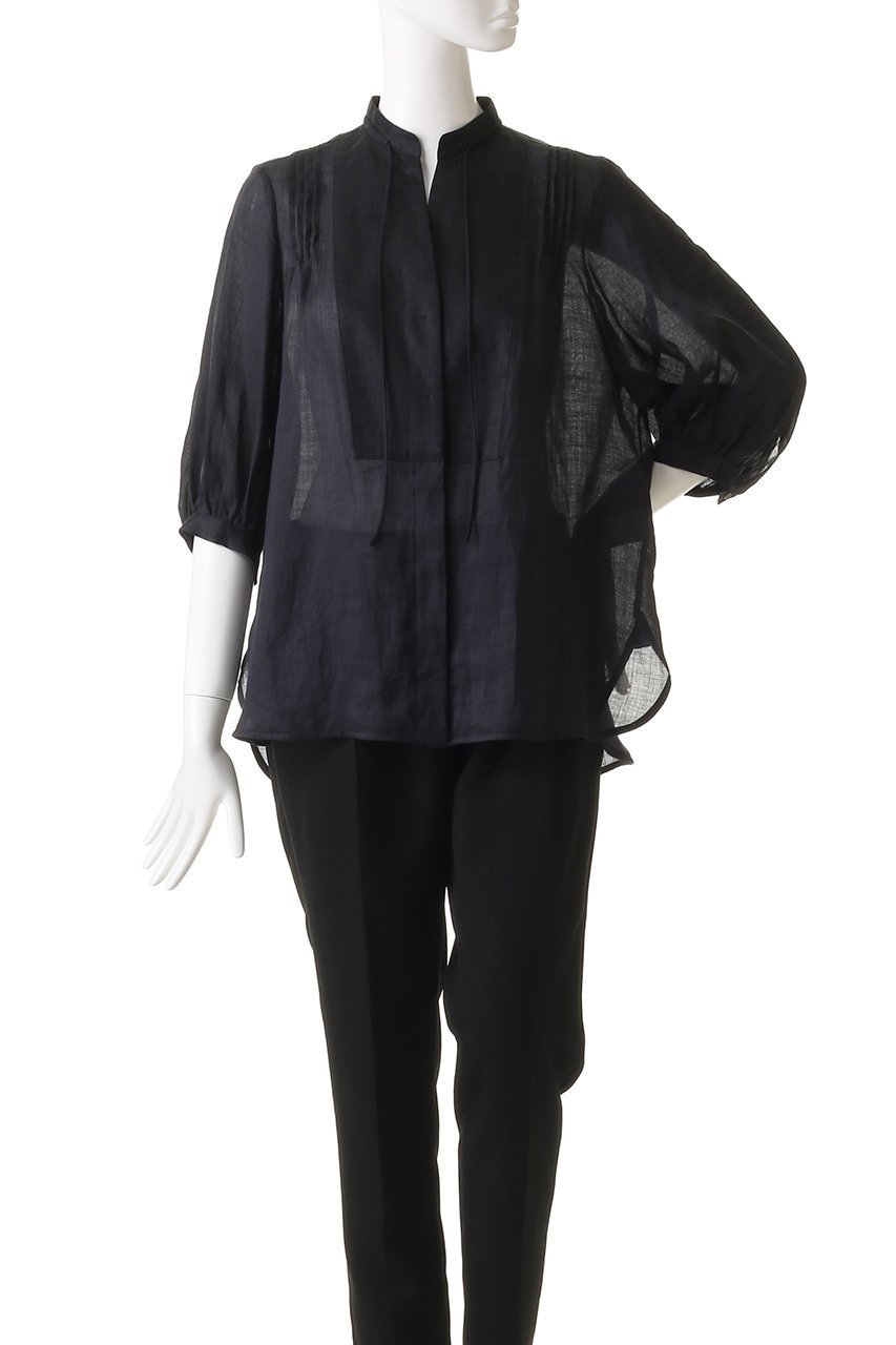 【エブール/ebure】の【6/6 0:00販売開始】ラミーツイル パフスリーブブラウス 人気、トレンドファッション・服の通販 founy(ファニー) 　ファッション　Fashion　レディースファッション　WOMEN　トップス・カットソー　Tops/Tshirt　シャツ/ブラウス　Shirts/Blouses　2025年　2025　シアー　Sheer　シルク　Silk　スリーブ　Sleeve　トレンド　Trend　バランス　Balance　フェミニン　Feminine　ロング　Long　エレガント 上品　Elegant　人気　Popularity　A/W・秋冬　Aw・Autumn/Winter・Fw・Fall-Winter　other-2|ID: prp329100004567706 ipo3291000000032307969