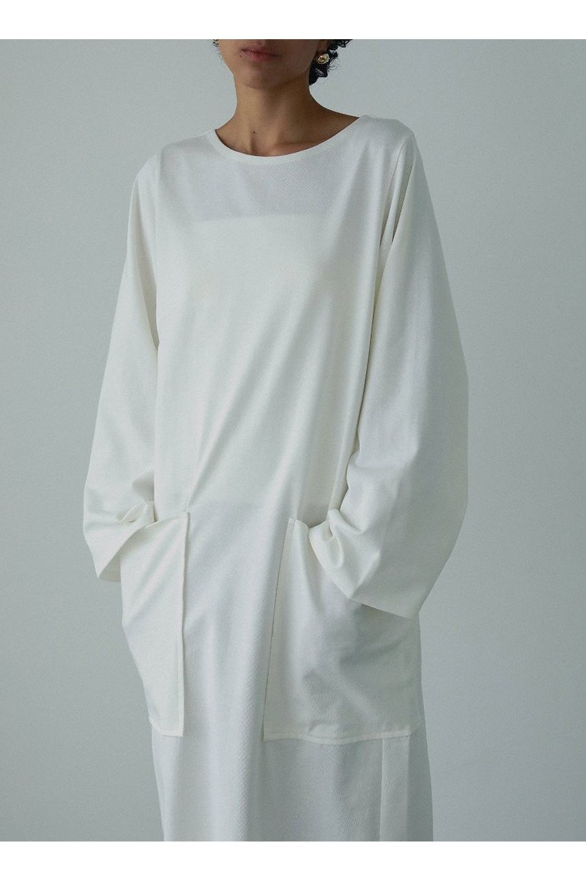 【ハー/HER.】の【6/5 12:00販売開始】コットンワイドサックワンピース 人気、トレンドファッション・服の通販 founy(ファニー) 　ファッション　Fashion　レディースファッション　WOMEN　ワンピース　Dress　チュニック　Tunic　カットソー　Cut And Sew　スリーブ　Sleeve　チュニック　Tunic　ロング　Long　ワイド　Wide　NEW・新作・新着・新入荷　New Arrivals　other-5|ID: prp329100004567711 ipo3291000000032308011