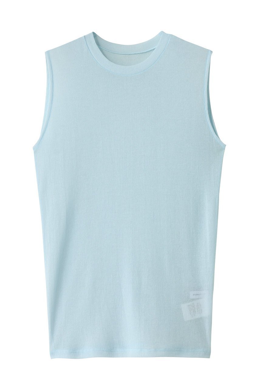 【スタニングルアー/STUNNING LURE】のシアーテレコタンク インテリア・キッズ・メンズ・レディースファッション・服の通販 founy(ファニー) ファッション Fashion レディースファッション Fashion for Women トップス・カットソー Cut & Sew Tops キャミソール&ノースリーブ Camisoles & Sleeveless Tops シャツ・ブラウス・オフィスカジュアル Elegant Blouses & Button-Ups ロングTシャツ・Tシャツ Longline T-Shirts & Tees カットソー・ベーシックTシャツ Cut-and-Sewn Tops / Stretch Tees & Basics キャミソール Camisole, Spaghetti Strap Top シアー Sheer, See-Through タンク Tank Top, Sleeveless Top トレンド Trend, Trending Now 夏 Summer ライトブルー|ID: prp329100004567751 ipo3291000000035638866