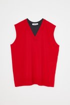 【エンフォルド/ENFOLD】のSLEEVELESS PULLOVER/プルオーバー レッド|ID: prp329100004568663 ipo3291000000032321455