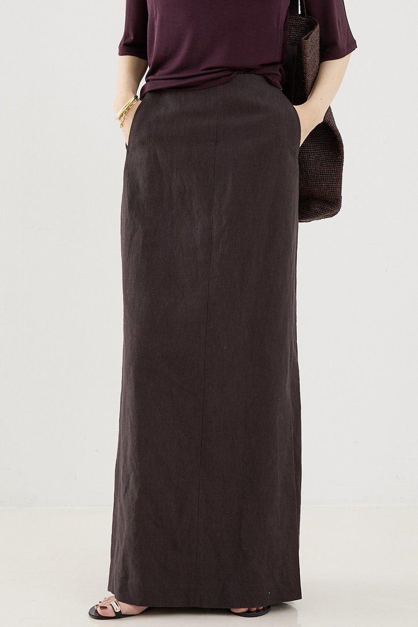 【ザ ストア バイ シー/THE STORE by C】のリネンストレートスカート 人気、トレンドファッション・服の通販 founy(ファニー) 　ファッション　Fashion　レディースファッション　Fashion for Women　スカート　Skirts　ロングスカート　Long Skirts / Maxi & Midi Skirts　エレガント 上品　Elegant　ストレート　Straight, Straight Cut　パターン　Pattern, Design Print　ロング　Long, Long-Length　other-2|ID: prp329100004568664 ipo3291000000035557434