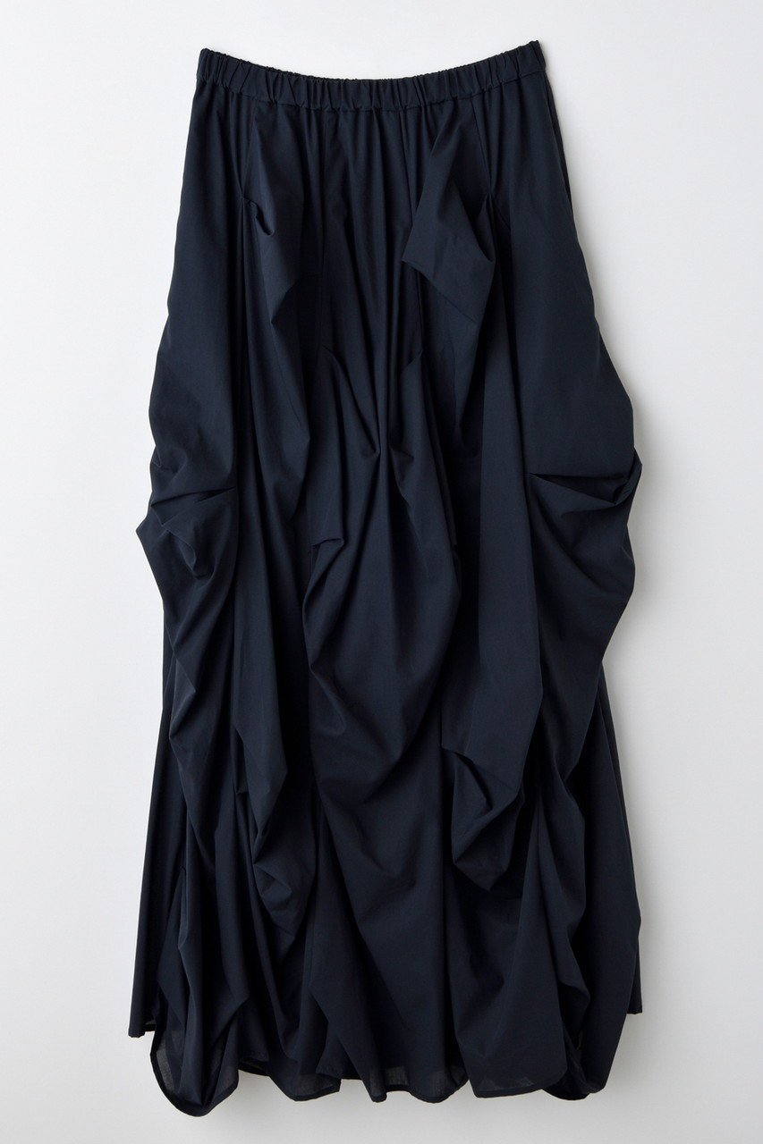 【エンフォルド/ENFOLD】のTACK DRAPE SKIRT/スカート インテリア・キッズ・メンズ・レディースファッション・服の通販 founy(ファニー) 　ファッション　Fashion　レディースファッション　WOMEN　スカート　Skirt　ロングスカート　Long Skirt　おすすめ　Recommend　セットアップ　Set Up　ドレープ　Drape　パターン　Pattern　ラウンド　Round　ロング　Long　エレガント 上品　Elegant　NEW・新作・新着・新入荷　New Arrivals　ネイビー|ID: prp329100004568666 ipo3291000000032321473