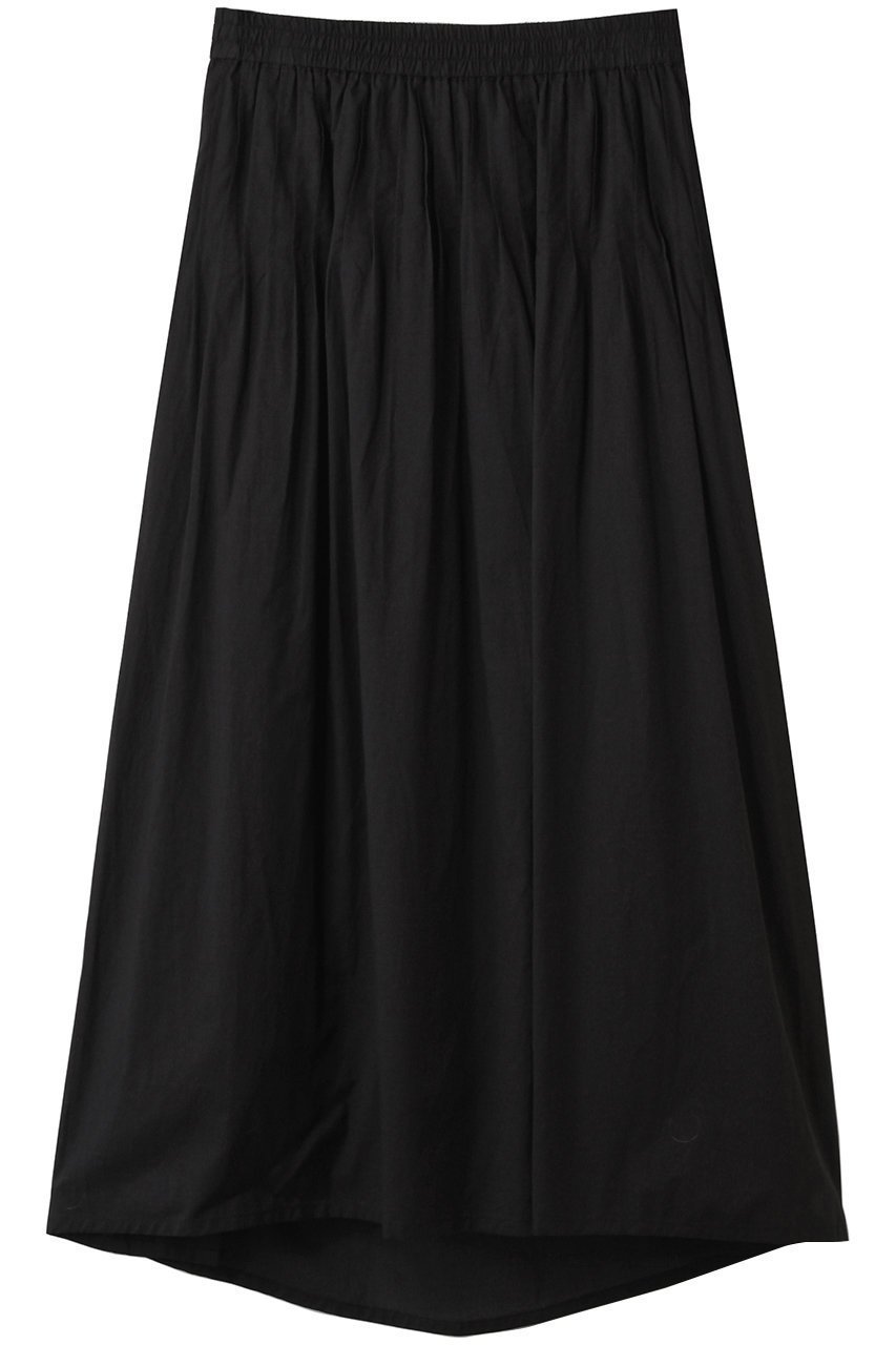 【スリー ドッツ/three dots】のCotton loan collar スカート インテリア・キッズ・メンズ・レディースファッション・服の通販 founy(ファニー) 　ファッション　Fashion　レディースファッション　Fashion for Women　スカート　Skirts　ロングスカート　Long Skirts / Maxi & Midi Skirts　シアー　Sheer, See-Through　シンプル　Simple, Minimal　トレンド　Trend, Trending Now　ボトム　Bottoms, Lower Wear　リュクス　Luxury, Elegant, High-End, Chic　ロング　Long, Long-Length　ブラック|ID: prp329100004568672 ipo3291000000036640907