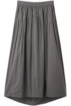 【スリー ドッツ/three dots】のCotton loan collar スカート チャコール|ID: prp329100004568672 ipo3291000000036640908