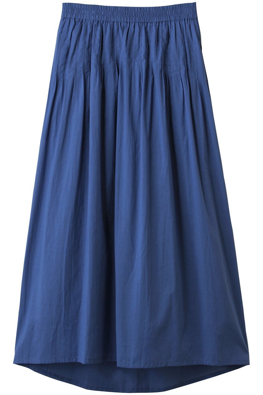 【スリー ドッツ/three dots】のCotton loan collar スカート インテリア・キッズ・メンズ・レディースファッション・服の通販 founy(ファニー) 　ファッション　Fashion　レディースファッション　Fashion for Women　スカート　Skirts　ロングスカート　Long Skirts / Maxi & Midi Skirts　シアー　Sheer, See-Through　シンプル　Simple, Minimal　トレンド　Trend, Trending Now　ボトム　Bottoms, Lower Wear　リュクス　Luxury, Elegant, High-End, Chic　ロング　Long, Long-Length　ロイヤルブルー|ID: prp329100004568672 ipo3291000000036640909