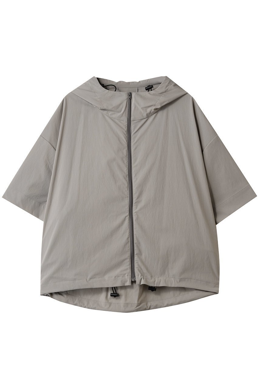 【スリー ドッツ/three dots】のシーサイドライン ハーフスリーブフーディ インテリア・キッズ・メンズ・レディースファッション・服の通販 founy(ファニー) 　ファッション　Fashion　レディースファッション　Fashion for Women　トップス・カットソー　Cut & Sew Tops　シャツ・ブラウス・オフィスカジュアル　Elegant Blouses & Button-Ups　レディースパーカー・カジュアルフーディー　Casual Hoodies & Sweatshirts　ロングTシャツ・Tシャツ　Longline T-Shirts & Tees　スウェット・クルーネックトップス　Sweatshirts & Crewnecks / Relaxed Fit Sweat Tops　カットソー・ベーシックTシャツ　Cut-and-Sewn Tops / Stretch Tees & Basics　アウトドア　Outdoor Clothing　シンプル　Simple, Minimal　スウェーデットグレー|ID: prp329100004568673 ipo3291000000035700692