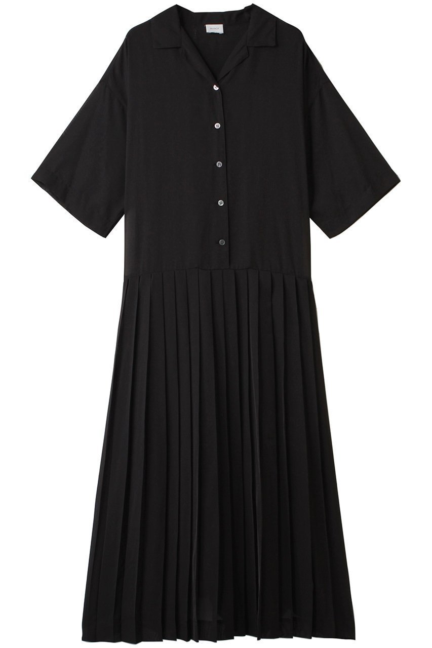 【マノフ/MANOF】のSHEER PLEATS ONE PIECE/ワンピース インテリア・キッズ・メンズ・レディースファッション・服の通販 founy(ファニー) 　ファッション　Fashion　レディースファッション　WOMEN　ワンピース　Dress　チュニック　Tunic　シアー　Sheer　チュニック　Tunic　プリーツ　Pleats　ロング　Long　NEW・新作・新着・新入荷　New Arrivals　BLACK|ID: prp329100004568680 ipo3291000000032321570