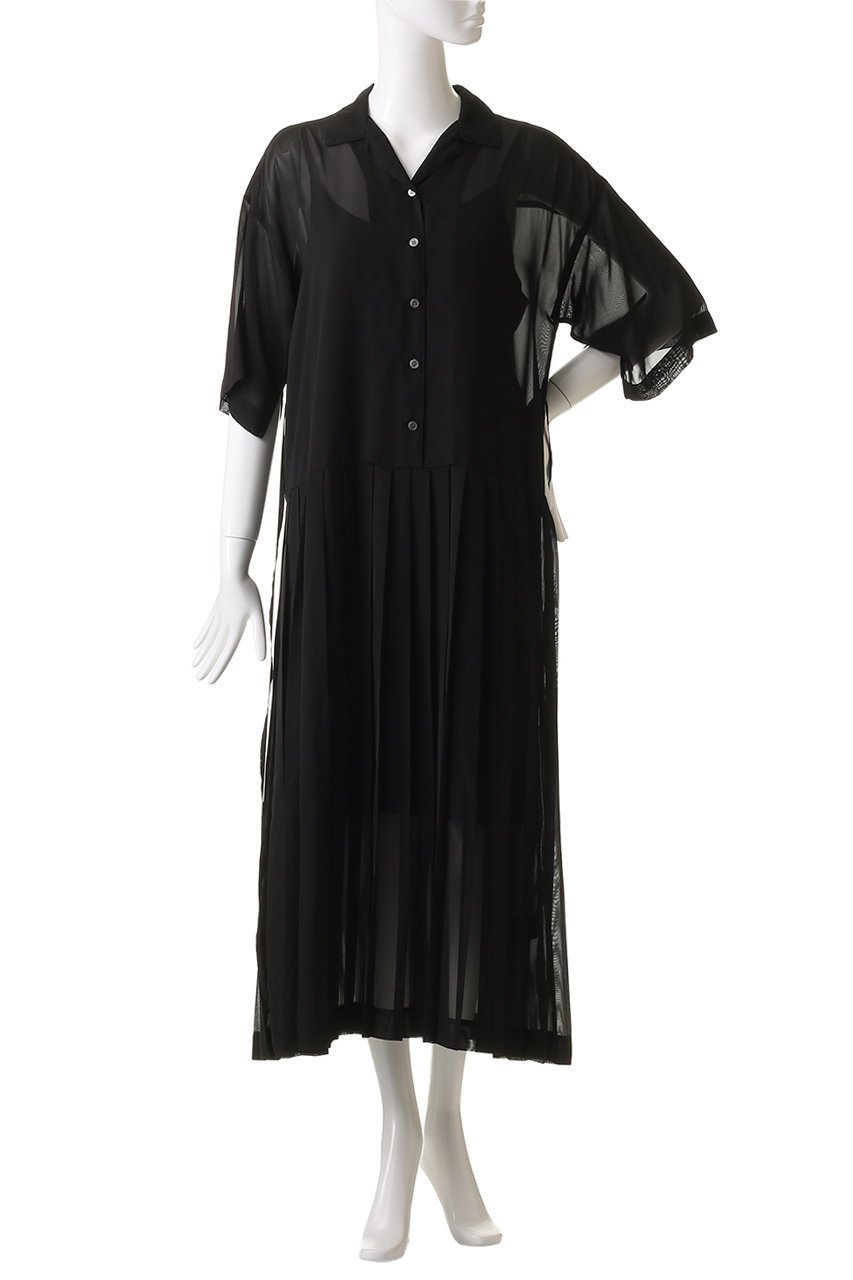 【マノフ/MANOF】のSHEER PLEATS ONE PIECE/ワンピース 人気、トレンドファッション・服の通販 founy(ファニー) 　ファッション　Fashion　レディースファッション　WOMEN　ワンピース　Dress　チュニック　Tunic　シアー　Sheer　チュニック　Tunic　プリーツ　Pleats　ロング　Long　NEW・新作・新着・新入荷　New Arrivals　other-6|ID: prp329100004568680 ipo3291000000032321575