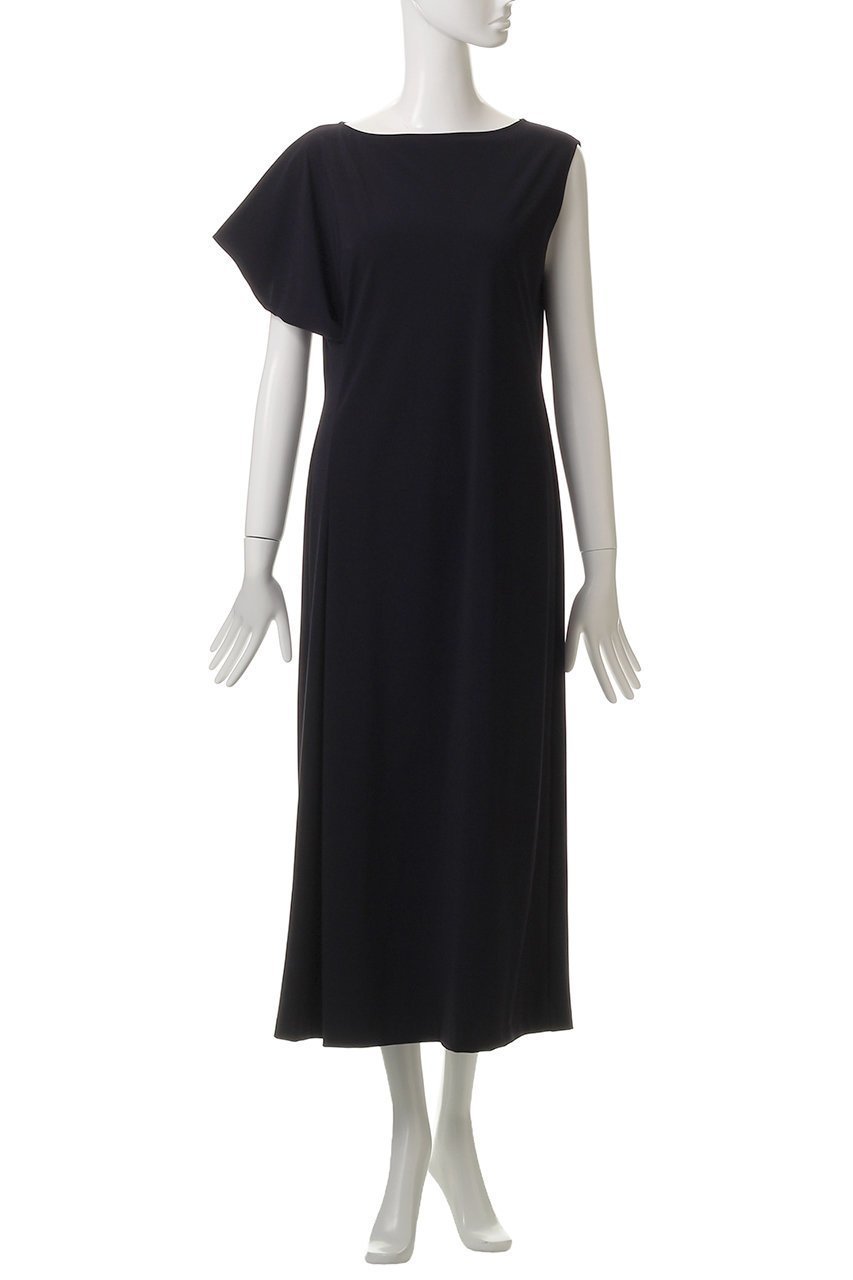 【ジェイドット/j.】のトリコットジャージー袖アシメワンピース 人気、トレンドファッション・服の通販 founy(ファニー) 　ファッション　Fashion　レディースファッション　WOMEN　ワンピース　Dress　チュニック　Tunic　アシンメトリー　Asymmetry　ジャージー　Jersey　スリーブ　Sleeve　チュニック　Tunic　フェミニン　Feminine　フレア　Flare　ロング　Long　NEW・新作・新着・新入荷　New Arrivals　other-2|ID: prp329100004568683 ipo3291000000032321593