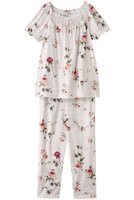 【イクコ/IKUKO】のSZ天竺花柄プリント フロントレースパジャマ 人気、トレンドファッション・服の通販 founy(ファニー) ファッション Fashion レディースファッション WOMEN スリーブ Sleeve デコルテ Decolletage パジャマ Pajamas フロント Front プリント Print モダン Modern リラックス Relax レース Race エレガント 上品 Elegant NEW・新作・新着・新入荷 New Arrivals |ID:prp329100004568716