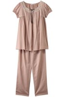 【イクコ/IKUKO】のビンテージサテン ピンタックパジャマ 人気、トレンドファッション・服の通販 founy(ファニー) ファッション Fashion レディースファッション WOMEN エレガント 上品 Elegant デコルテ Decolletage パジャマ Pajamas フェミニン Feminine リボン Ribbon NEW・新作・新着・新入荷 New Arrivals |ID:prp329100004568717