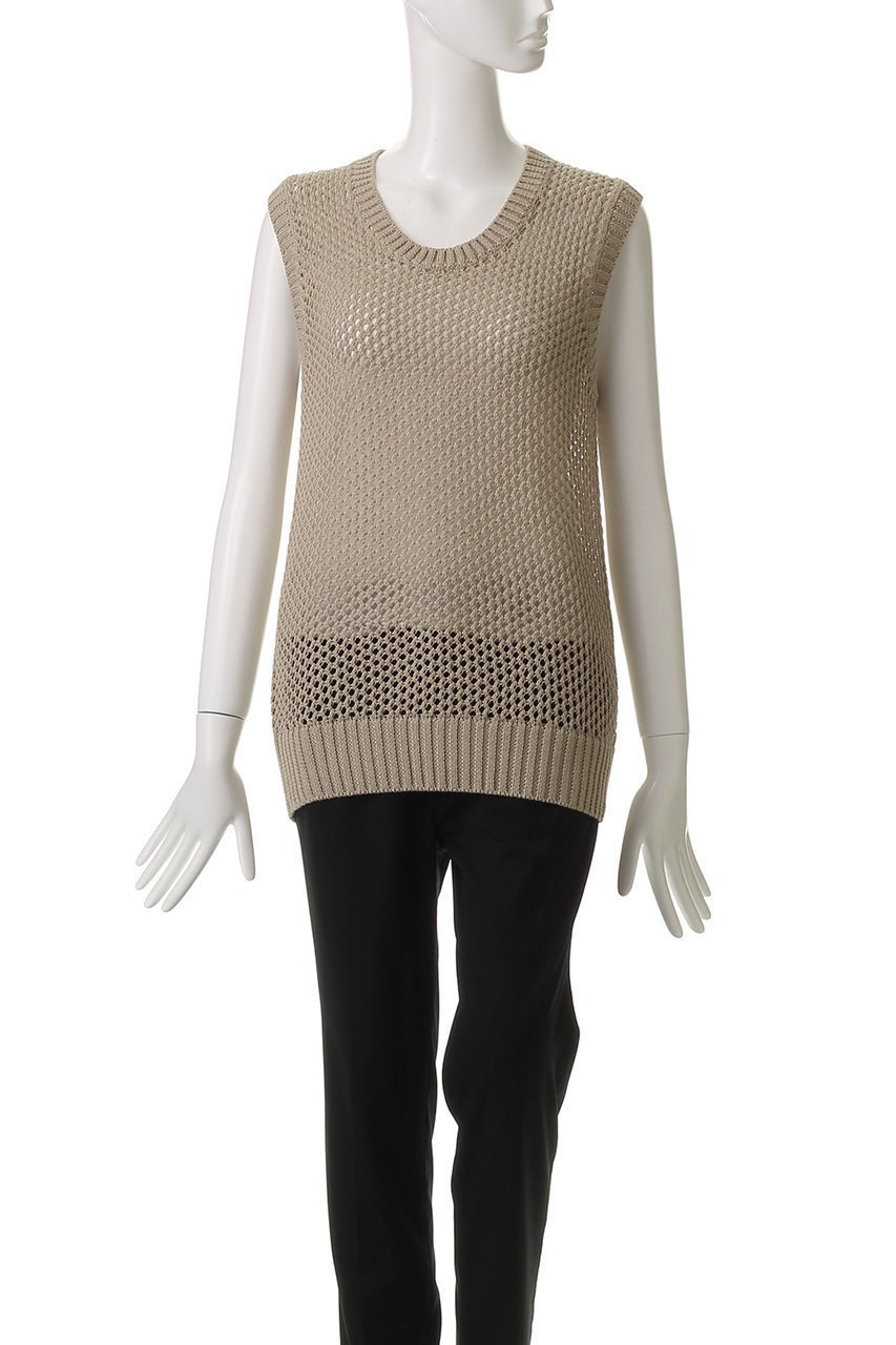 【ヒューエルミュージアム/hueLe Museum】の【STUMBLY】Gima Cotton Mesh Tank Knit 人気、トレンドファッション・服の通販 founy(ファニー) 　ファッション　Fashion　レディースファッション　WOMEN　トップス・カットソー　Tops/Tshirt　ニット　Knit Tops　キャミソール / ノースリーブ　No Sleeves　シャツ/ブラウス　Shirts/Blouses　ロング / Tシャツ　T-Shirts　カットソー　Cut and Sewn　キャミソール　Camisole　タンク　Tank　メッシュ　Mesh　夏　Summer　other-2|ID: prp329100004570010 ipo3291000000032334364