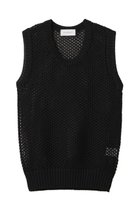 【ヒューエルミュージアム/hueLe Museum】の【STUMBLY】Gima Cotton Mesh Tank Knit 人気、トレンドファッション・服の通販 founy(ファニー) ファッション Fashion レディースファッション Fashion for Women トップス・カットソー Cut & Sew Tops ニット Knit Tops & Sweaters キャミソール&ノースリーブ Camisoles & Sleeveless Tops シャツ・ブラウス・オフィスカジュアル Elegant Blouses & Button-Ups ロングTシャツ・Tシャツ Longline T-Shirts & Tees カットソー・ベーシックTシャツ Cut-and-Sewn Tops / Stretch Tees & Basics キャミソール Camisole, Spaghetti Strap Top タンク Tank Top, Sleeveless Top メッシュ Mesh, Net Fabric 夏 Summer thumbnail ブラック|ID: prp329100004570010 ipo3291000000032862059