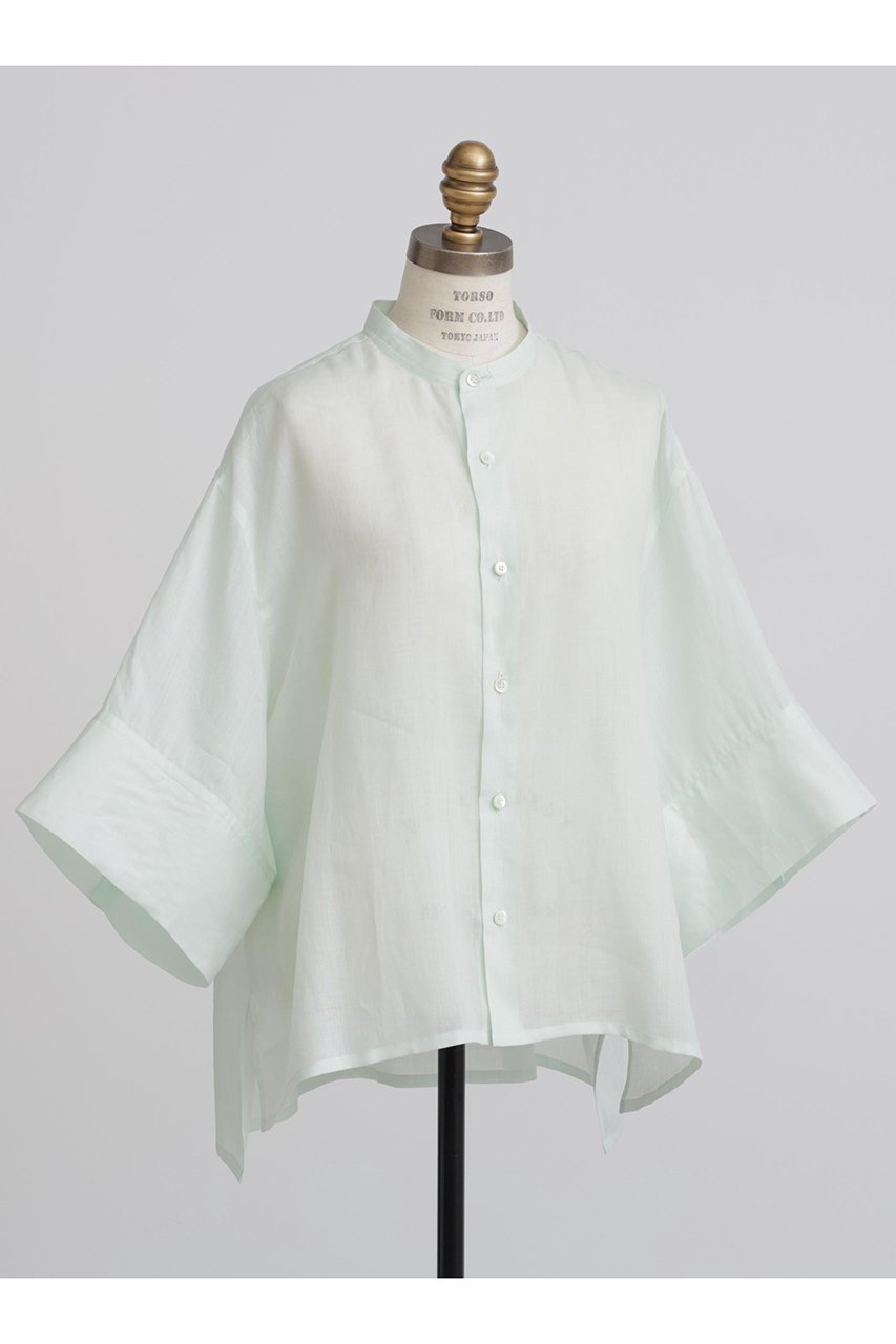 【ヒューエルミュージアム/hueLe Museum】の【STUMBLY】Volume Sleeve Shirts 人気、トレンドファッション・服の通販 founy(ファニー) 　ファッション　Fashion　レディースファッション　WOMEN　トップス・カットソー　Tops/Tshirt　シャツ/ブラウス　Shirts/Blouses　ボリュームスリーブ / フリル袖　Volume Sleeve　カフス　Cuffs　コンパクト　Compact　ショート　Short　スリーブ　Sleeve　バランス　Balance　半袖　Short Sleeve　夏　Summer　NEW・新作・新着・新入荷　New Arrivals　other-2|ID: prp329100004570014 ipo3291000000032334397