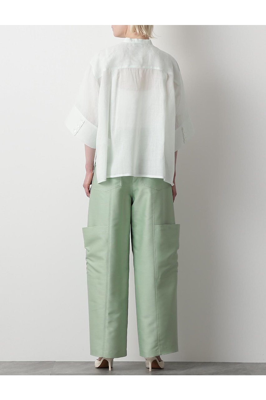 【ヒューエルミュージアム/hueLe Museum】の【STUMBLY】Volume Sleeve Shirts 人気、トレンドファッション・服の通販 founy(ファニー) 　ファッション　Fashion　レディースファッション　WOMEN　トップス・カットソー　Tops/Tshirt　シャツ/ブラウス　Shirts/Blouses　ボリュームスリーブ / フリル袖　Volume Sleeve　カフス　Cuffs　コンパクト　Compact　ショート　Short　スリーブ　Sleeve　バランス　Balance　半袖　Short Sleeve　夏　Summer　NEW・新作・新着・新入荷　New Arrivals　other-4|ID: prp329100004570014 ipo3291000000032334399